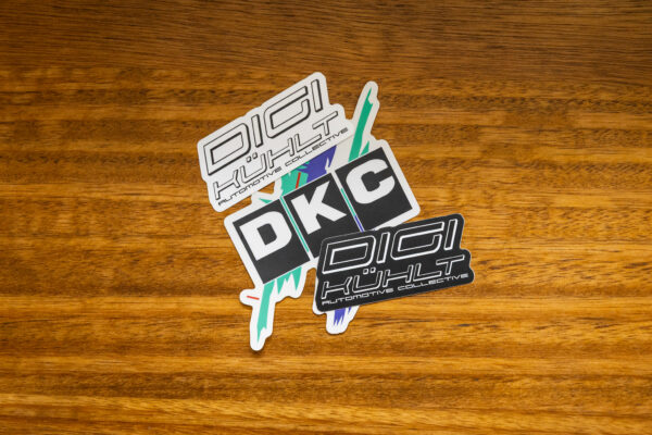 digi kuhlt sticker pack on a wooden table